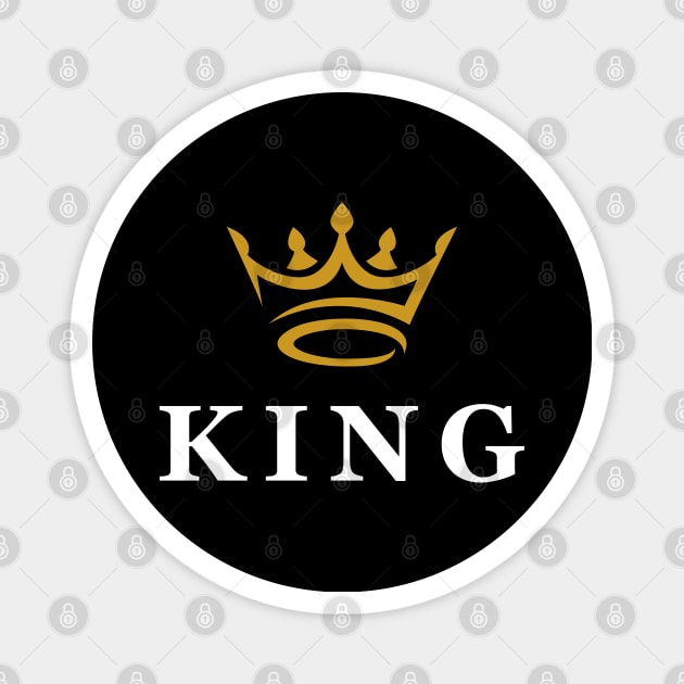 Creative King Crown Design Magnet by Eskitus Fashion
